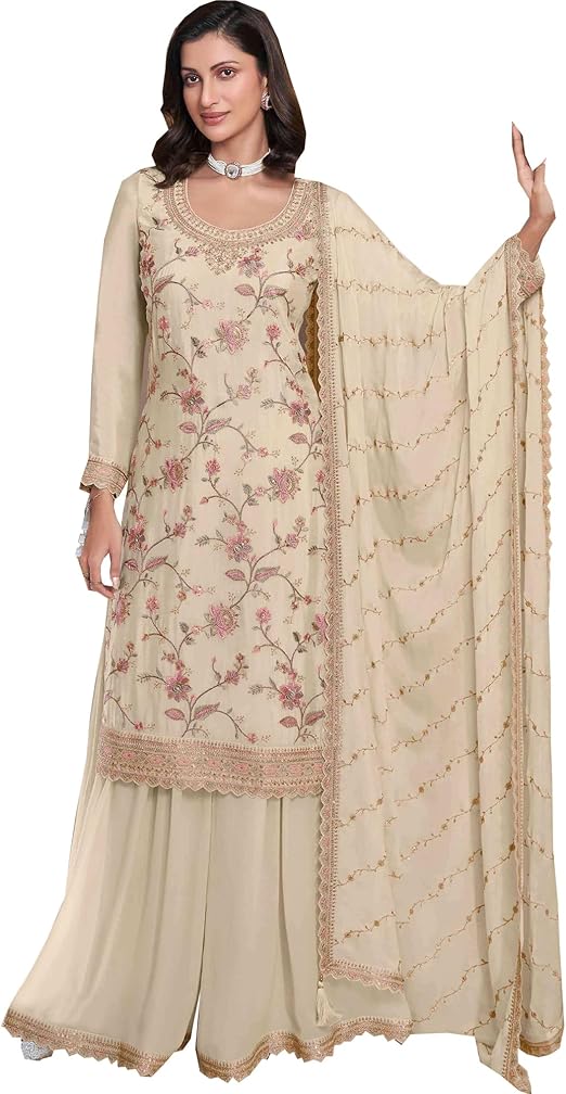 Stitched Palazzo Kameez Shalwar Suits