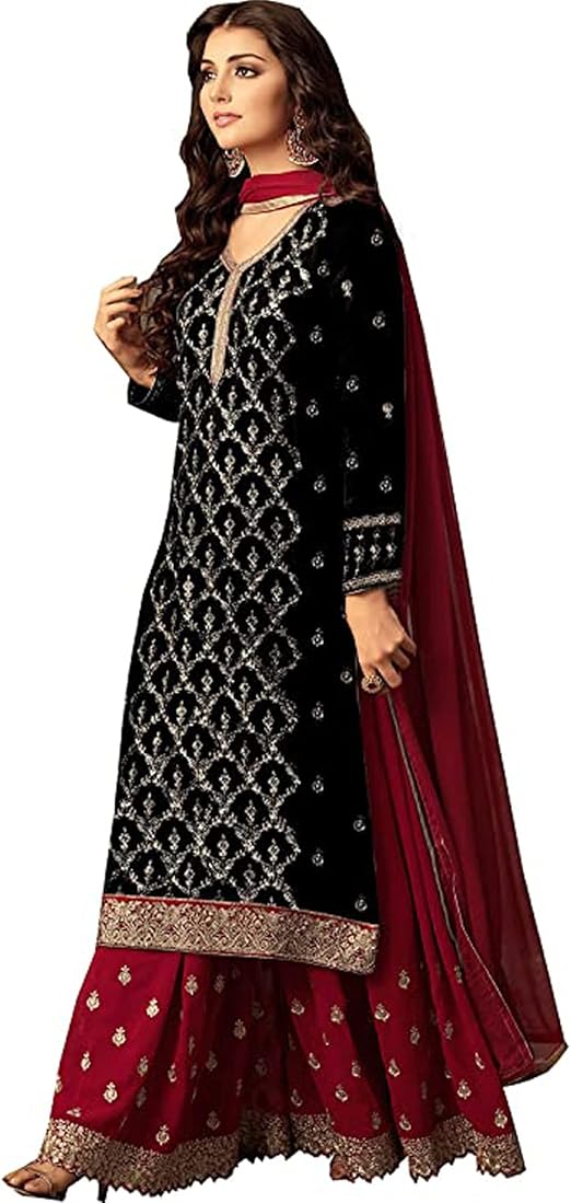 Stitched Palazzo Kameez Shalwar Suits